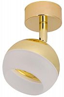 Светильник 4011 настенно-потолочный под лампу GX53 золото IEK LT-USB0-4011-GX53-1-K22